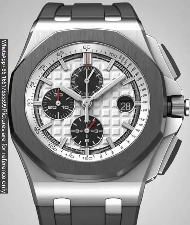 42mm Modern Minimalist Mens Luxury Watches Matte High Density 904L Steel Quartz Movement Multi Functional Dial Wear Resistant