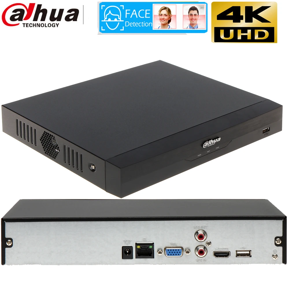 Mutil language Dahua AI NVR recorder NVR4108HS-EI NVR4116HS-EI  4K WizSense Network Video Recorder