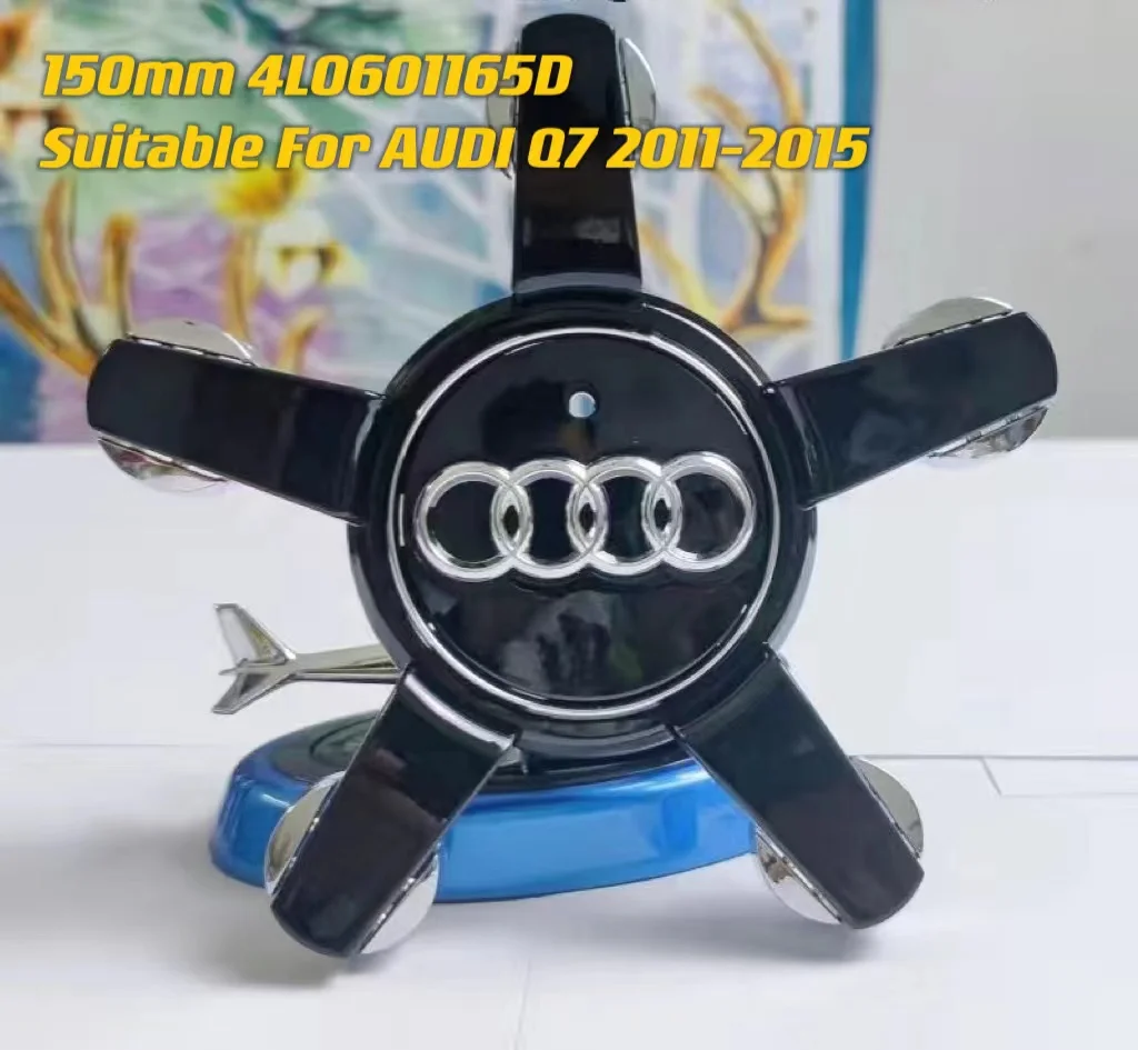 4pcs 150mm Car Styling AUDI Wheel Center Cap Hub Covers Badge for AUDI Q7 2011-2015 Auto Accessories