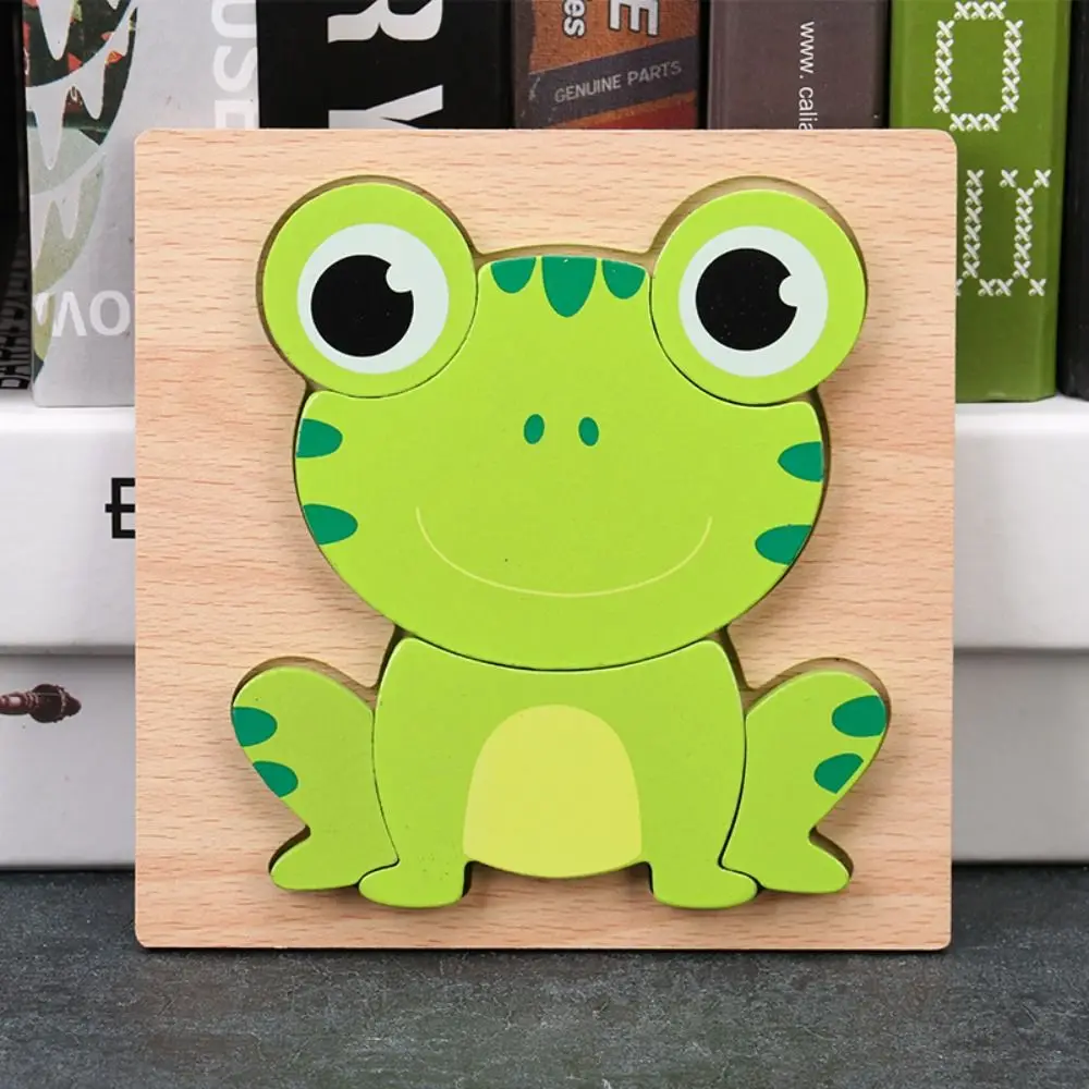 

Cartoon Animals 3D Wooden Puzzles 3D Wooden Cartoon Animals Puzzles Intelligence Puzzles Board Wooden Puzzle Toy Children
