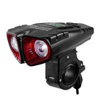 Bicycle Lights 2024 New Double Lamp Head With Speaker Bike Headlight LED Waterproof Road MTB Bike Cycling Light BL41