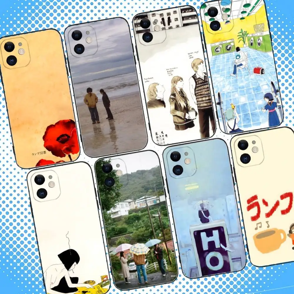 

Lamp Japanese Band Phone Case For iPhone 17,16,15,14,13,12,11,Pro,Max,Plus,Air,X,XS,XR,SE,8,7,Mini,Soft Black Case