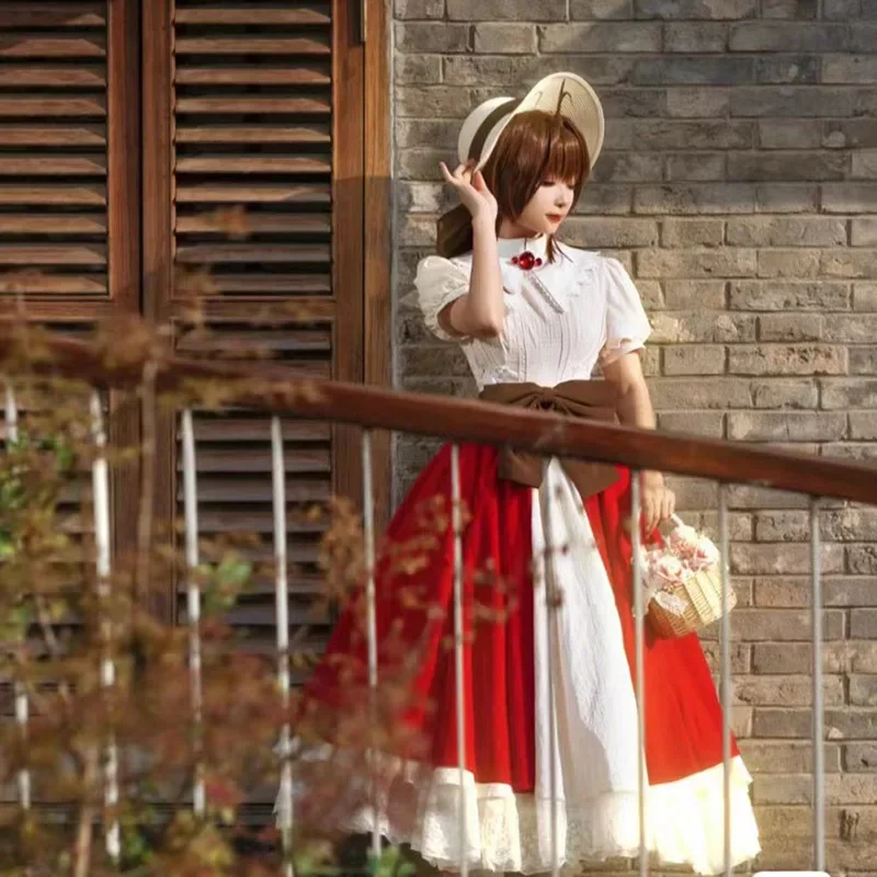 

Аниме Cardcaptor Sakura Косплей Киномото Сакура Костюм Униформа Повседневное Платье Ролевые Игры Рождественские Карнавальные Вечерние Наряды