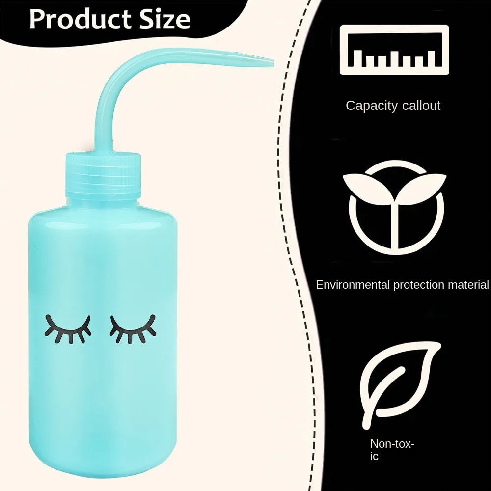Safety Rinse 250ml Water Squirt Bottle Measurement Watering Tools Wash Bottle No Spill Plastic Squeeze Bottle