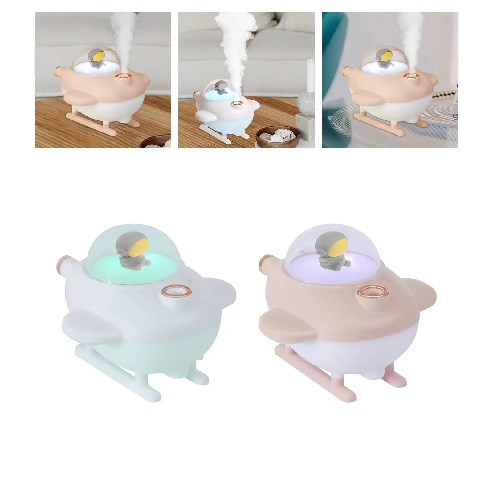 Увлажнитель воздуха, бесшумный диффузор эфирного масла для детской комнаты, гостиной, рабочего стола