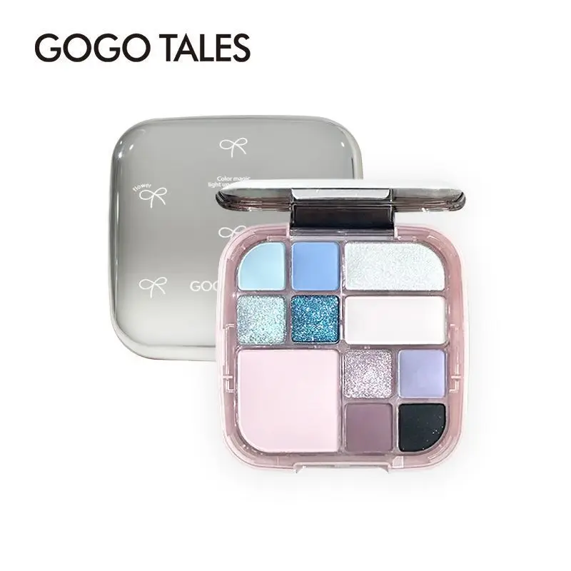GOGOTALES Oogschaduwpalet Blusher Cream Parel Matte Poeder Pompoen Oogschaduw Make-up Plaat Gezichtsblush Markeerstift