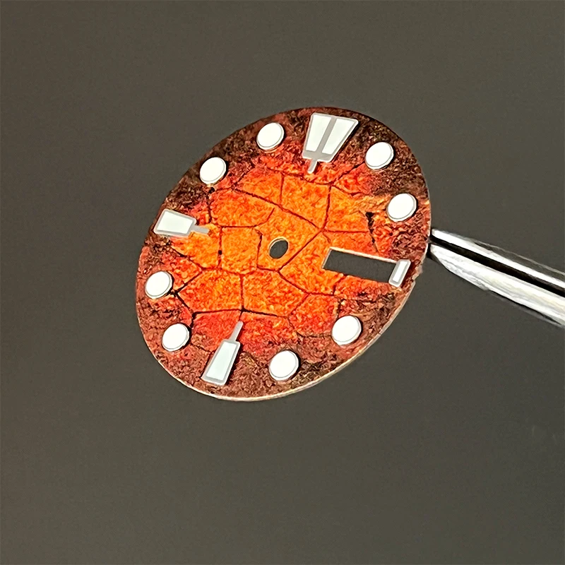 28.5mm Dial Fit  Men's Watches SKX007 SKX009 6105 SRPD Tuna Monster Turtle Watch Case For Japan 7s26 NH35 NH36 Movement C3 Green