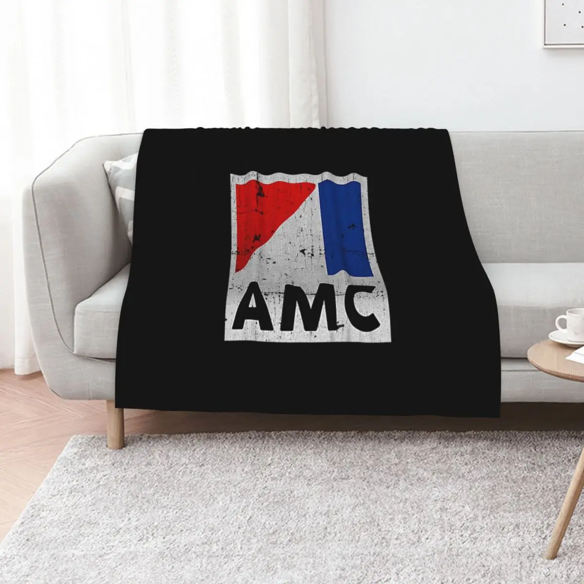 Vintage AMC American Motors Corporation T-Shirt Throw Blanket Designers Shaggy Kid'S christmas gifts Custom Blankets