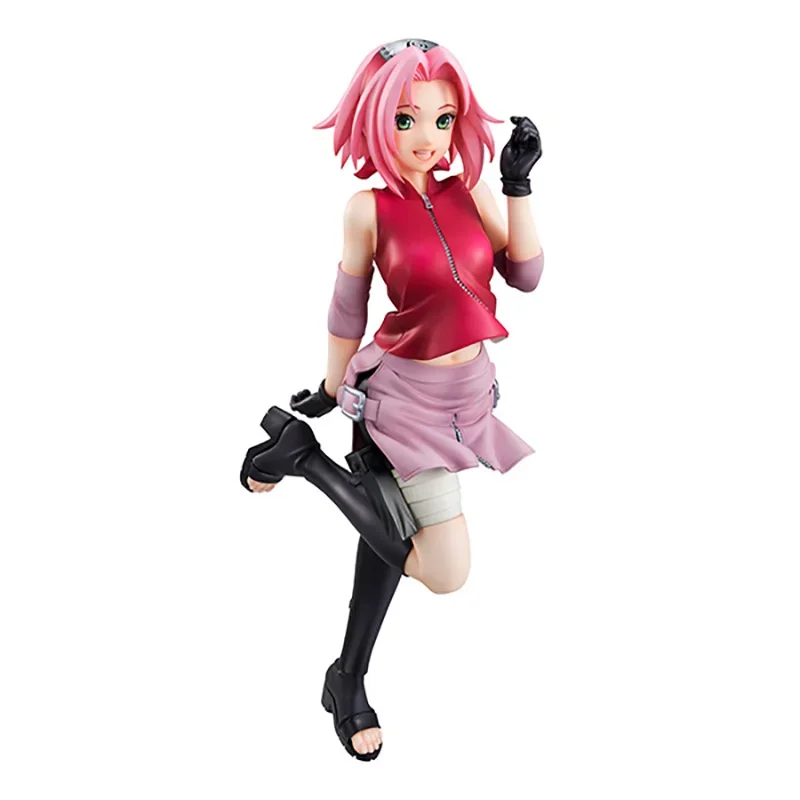 Figura de acción de NARUTO Sakura Haruno Lovely Shippuden, modelo de juguete de PVC, NARUTO Sakura, Naruto, Kakashi, Itachi, regalo de 22cm