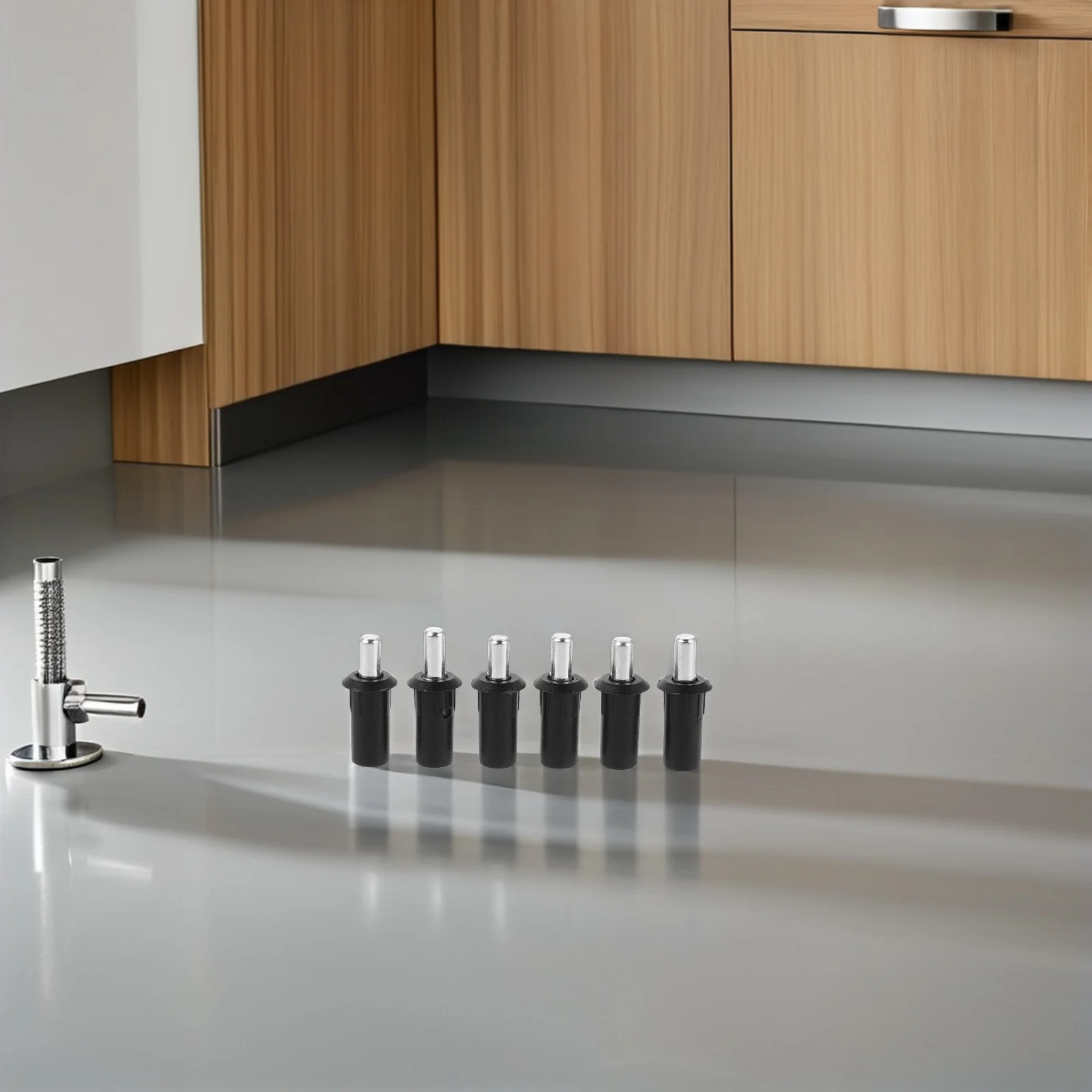 Ammortizzatore idraulico per porta dell'armadio da 60 pezzi Cerniera smorzante con chiusura ammortizzata Anti Slam Riduzione del rumore per smorzatore di pressione per mobili