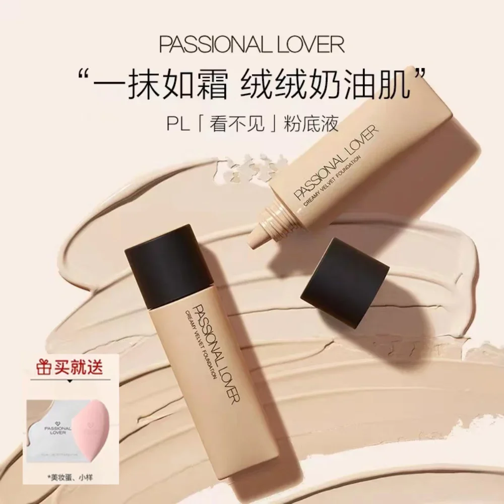 Passional Lover Invisible Liquid Foundation Kremowy korektor Naturalny nawilżający wybielający Długotrwały wodoodporny makijaż 30ml