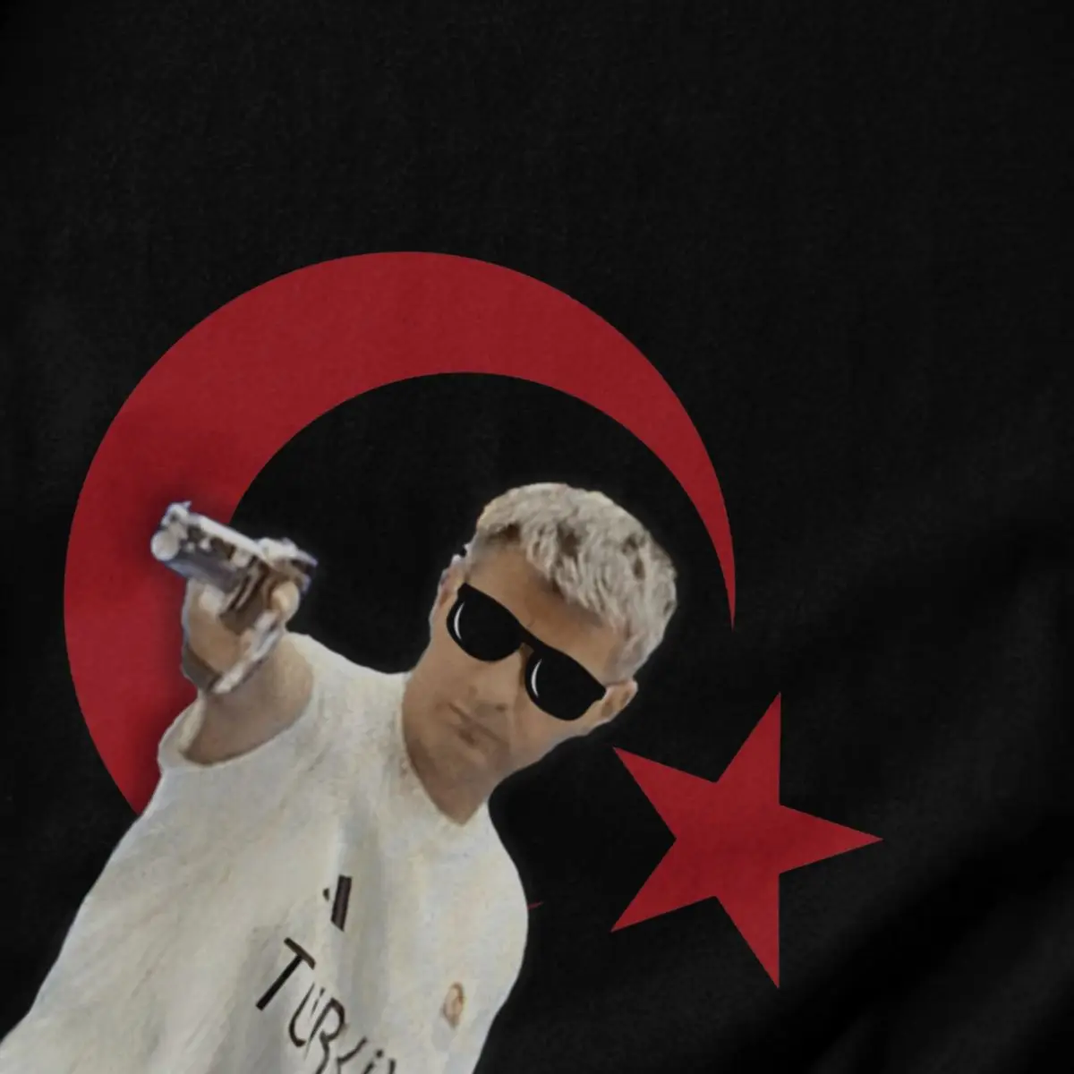 Men T Shirt Turkish Shooter Yusuf Dikec Pops Y2K Graphic Customized Unisex Tops T Shirts