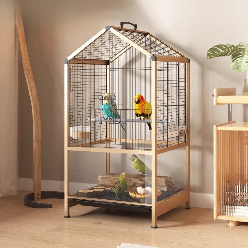 

Aviary Houses Bird Cages Lovebird Quail Outdoor With Stand Bird Cages Feeder Outside Flight Jaula Para Canarios Bird Supplies