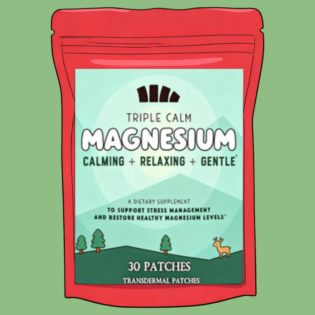 Magnesium Complex Compound Transdermal Patches Support Calm, Restful Mood & Muscle 30 Patches