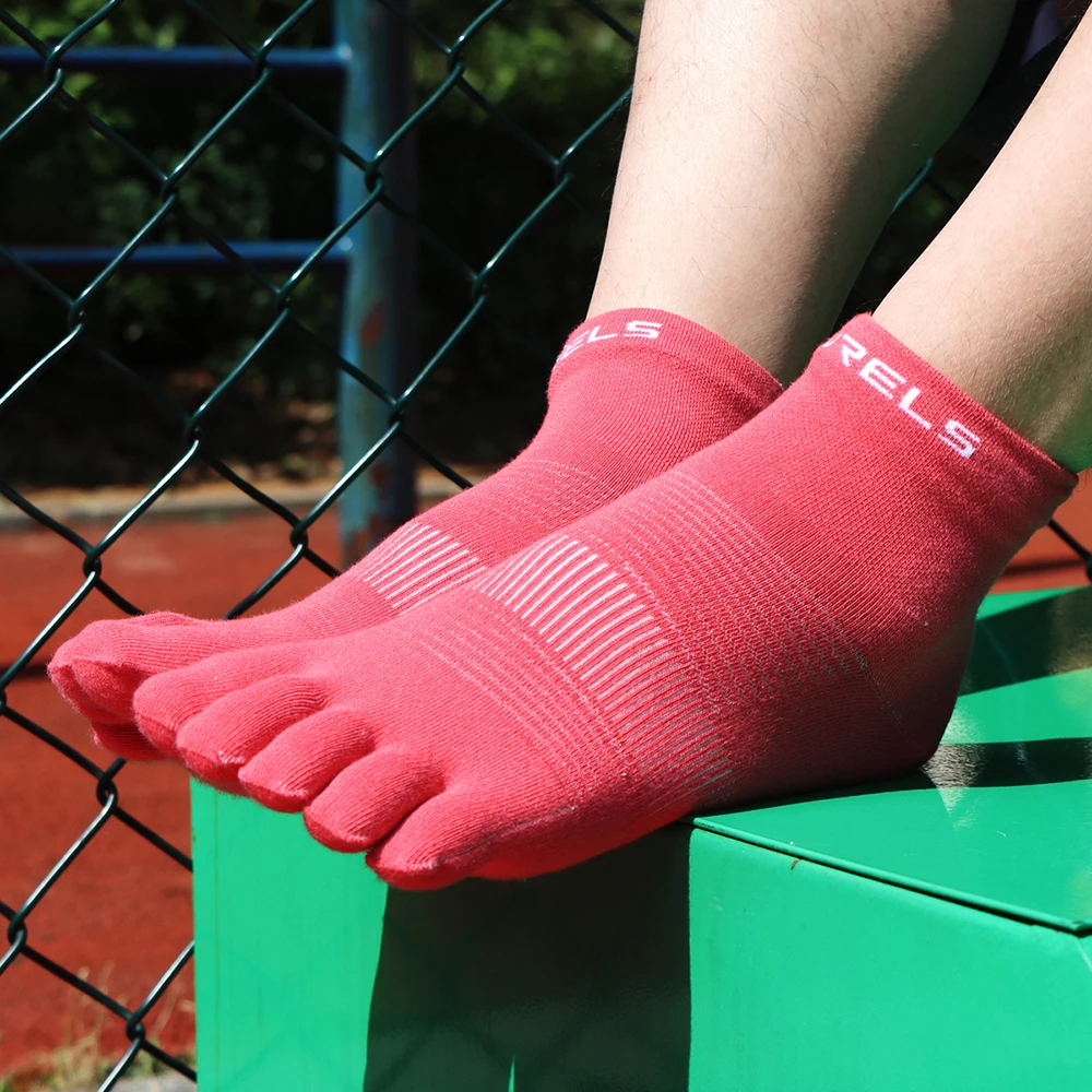 1/2/4 Paar COOLMAX Zehensocken für Sport, Laufen, Feuchtigkeitsableitung, Fünf-Zehen-Socken, atmungsaktiv, leicht, für Marathon und Sport – Detail 8
