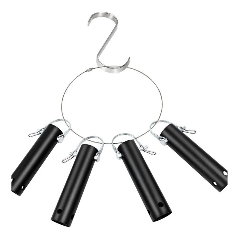 ABYM Pool Cleaning Equipment Storage Rack With Snap Ring, 4 Pcs Pool Tool Holder For Leaf Net, Brush, Skimmer, Vacuum Head