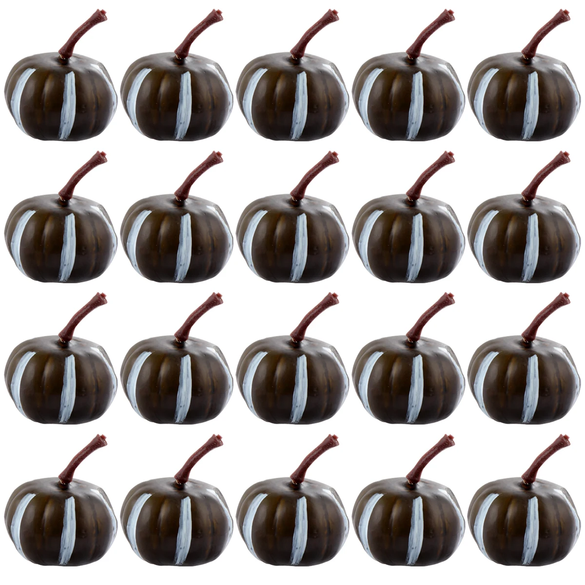 

20 Pcs Outdoor Simulation Pumpkin Decoration Bride Pumpkins for Halloween Foam Decorations