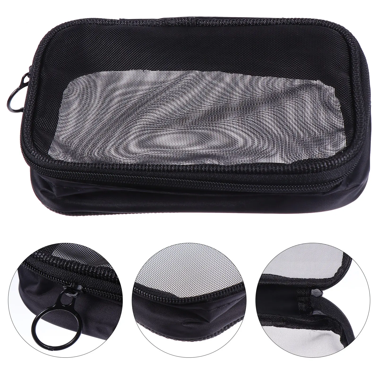 Mesh Bags 2 Pack Travel Toiletry Pouch Compact Makeup Organizer for Daily Use and Gifts