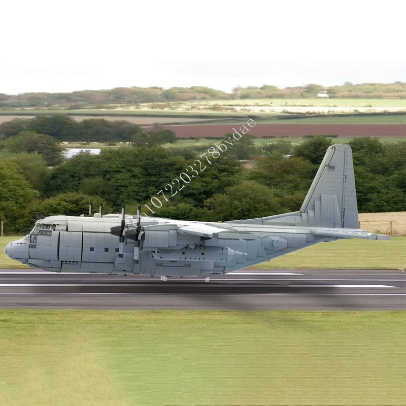 4948PCS MOC Custom Puzzles Lockheed C-130H Legacy Plane Holiday Creative Children Toy Christmas Birthday Toy Gifts for Kids Ages