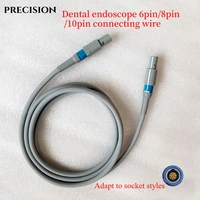 Cable de conexión para endoscopio intraoral Dental, cable de conexión para endoscopio intraoral con 8 pines en ambos extremos, cable de conexión para mango