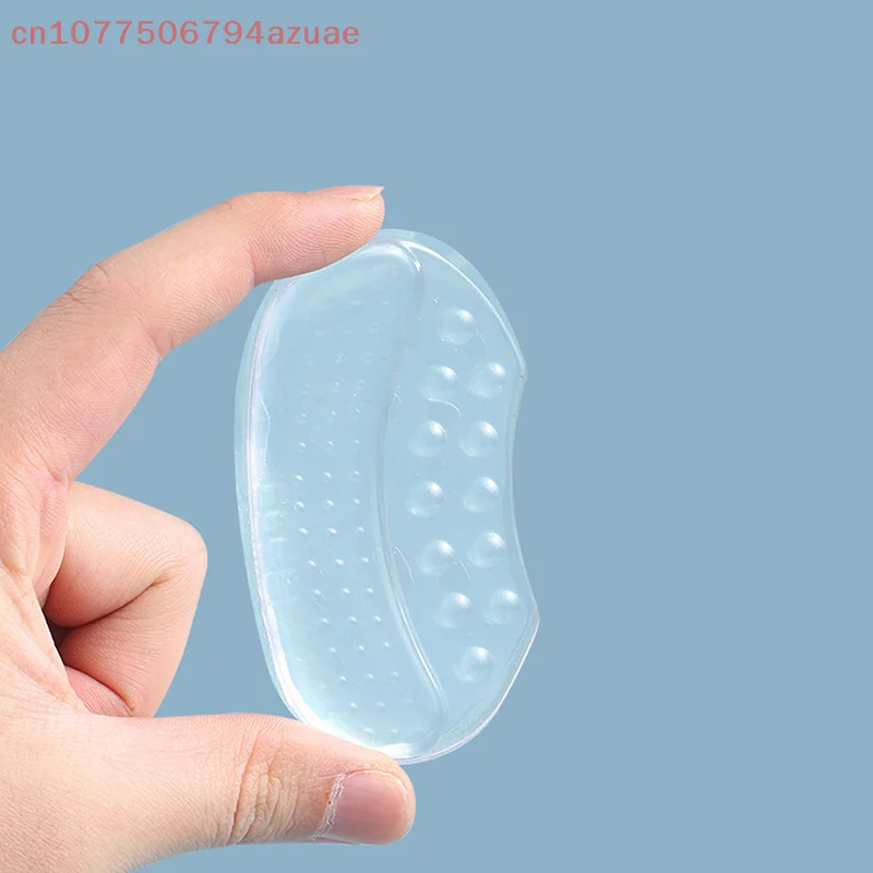 ملصقات للكعب من السيليكون - مقابض مضادة للانزلاق مع دعم توسيد للنساء والرجال، حشوات لحماية كعب القدم