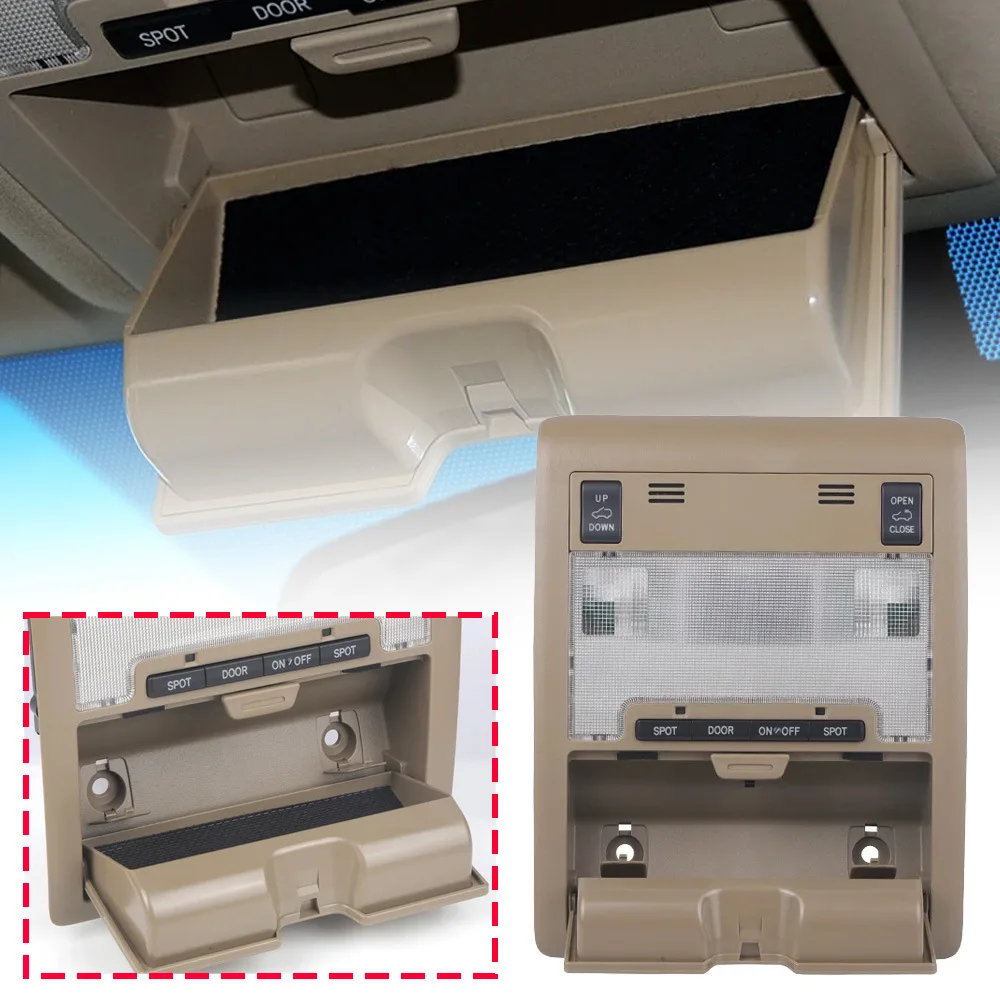 Car Roof Ceiling Front Reading Light With Sunroof Control Switch For Toyota For Land Cruiser 2008-2018 For LC200 89732-50060