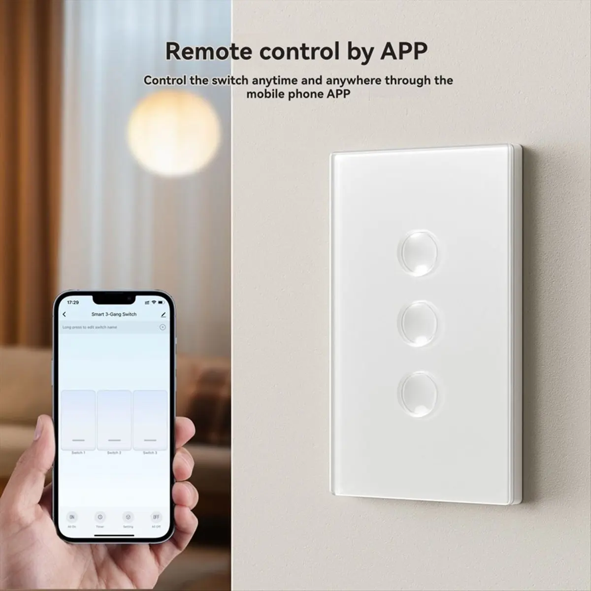 [Vend for]Tuya WiFi White Smart Touch Switch 110-240V 2.5D Concave Style Zigbee3.0 Signal Repeater Work with Home,D