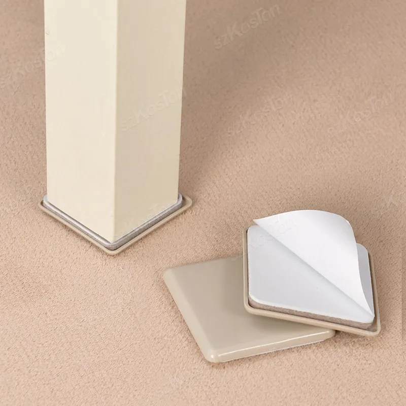 4pcs/lot Furniture Leg Slider Pads Anti Scratch Easy Move Heavy Furniture Thickened Moving Pad Anti-abrasion Floor Protector Mat