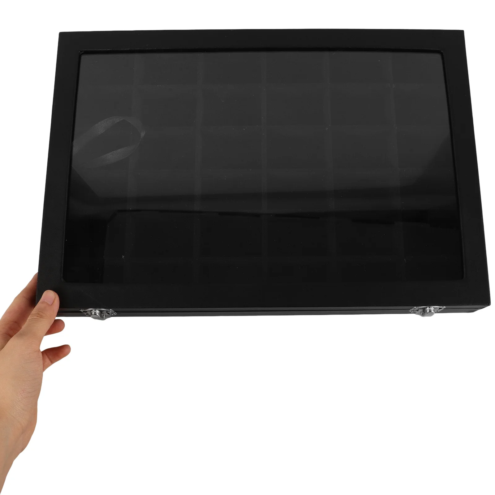 

36 Grid Rock Display Box for Organizing Rock Collections Storage Case with Compartment Displaying Box for Collectors