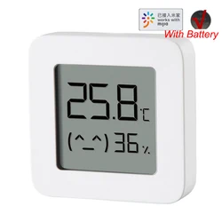 XIAOMI Mijia Bluetooth-compatible Thermometer 2 Wireless Smart Electric LCD Digital Hygrometer Thermometer Work with Mijia APP