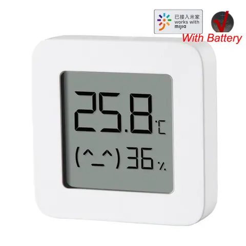 XIAOMI Mijia Bluetooth 호환 온도계 2 무선 스마트 전기 LCD 디지털 습도계 온도계 Mijia APP와 함께 작동