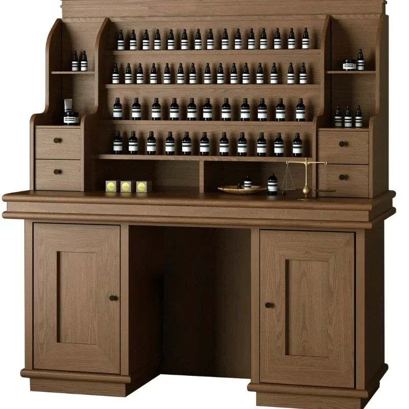 Fragrance Display Cabinet Aromatherapy Studio Fragrance Taichung Antique Cosmetics Display Beauty Club Shelf