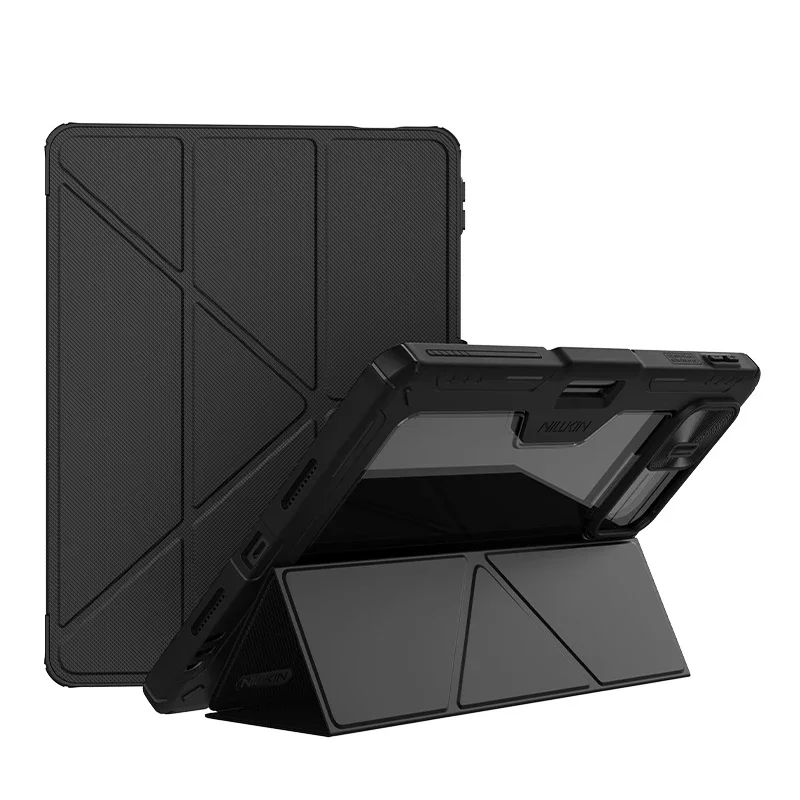 Nillkin For Xiaomi Pad 8 Pro Case Auto Wake Flip Armor Bumper Leather Pro Camera Protector Slide Cover for Xiaomi Pad 8