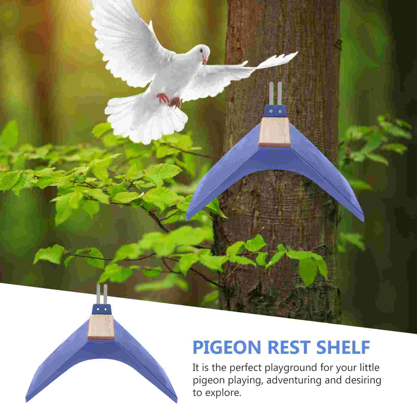 6 Pcs Grilling Accessories Pigeon Perch Cage Stand Light Rest Rack Dwelling Plastic