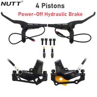 NUTT Electric Scooter 4 Piston Hydraulic Disc Brake Y5 Escooter Brake for Zero 10X 11X A5-D KUGOO G1 VSETT 10+ 9+ 9 ICE Q5