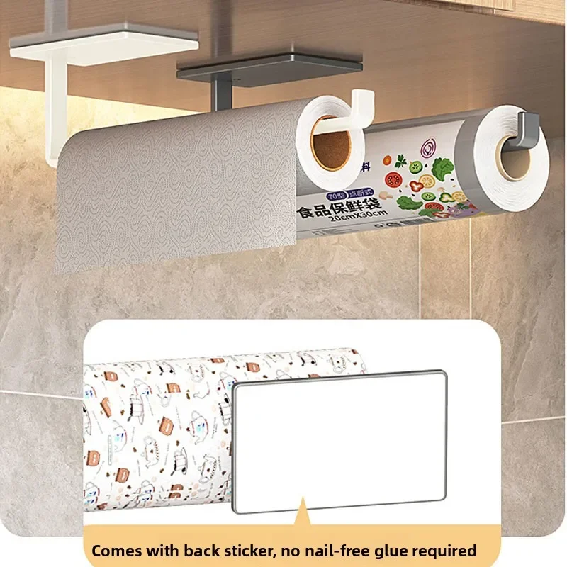 

Подставка для салфеток в ванной комнате для дома, кухни, туалета, 1 предмет, настенный держатель для бумажных полотенец, диспенсер для кухонных рулонов под шкафом