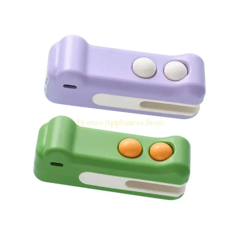 D0AB Tas Penyegel dan Pembuka Alat Pengawet Makanan Anti Bocor untuk Keripik Buah Makanan Ringan Desain Magnetik Aksesori Dapur