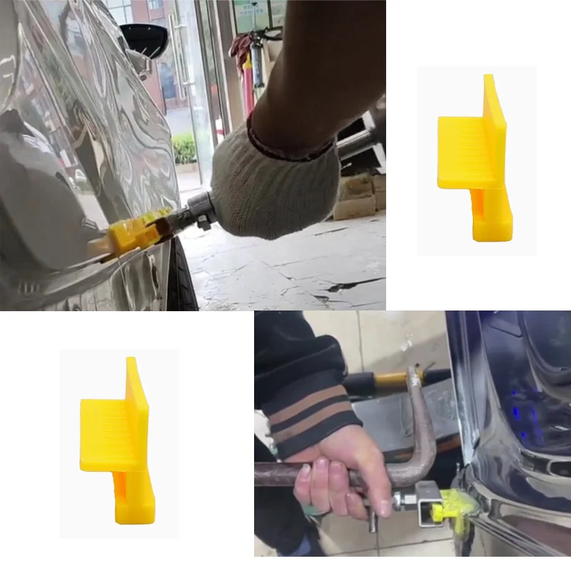 5個入り 車のへこみ修理ツールセット ボディへこみ修理フィルムプルタブ付き ABS製 直角プルツール ドアエッジ用 雹によるへこみ除去キット