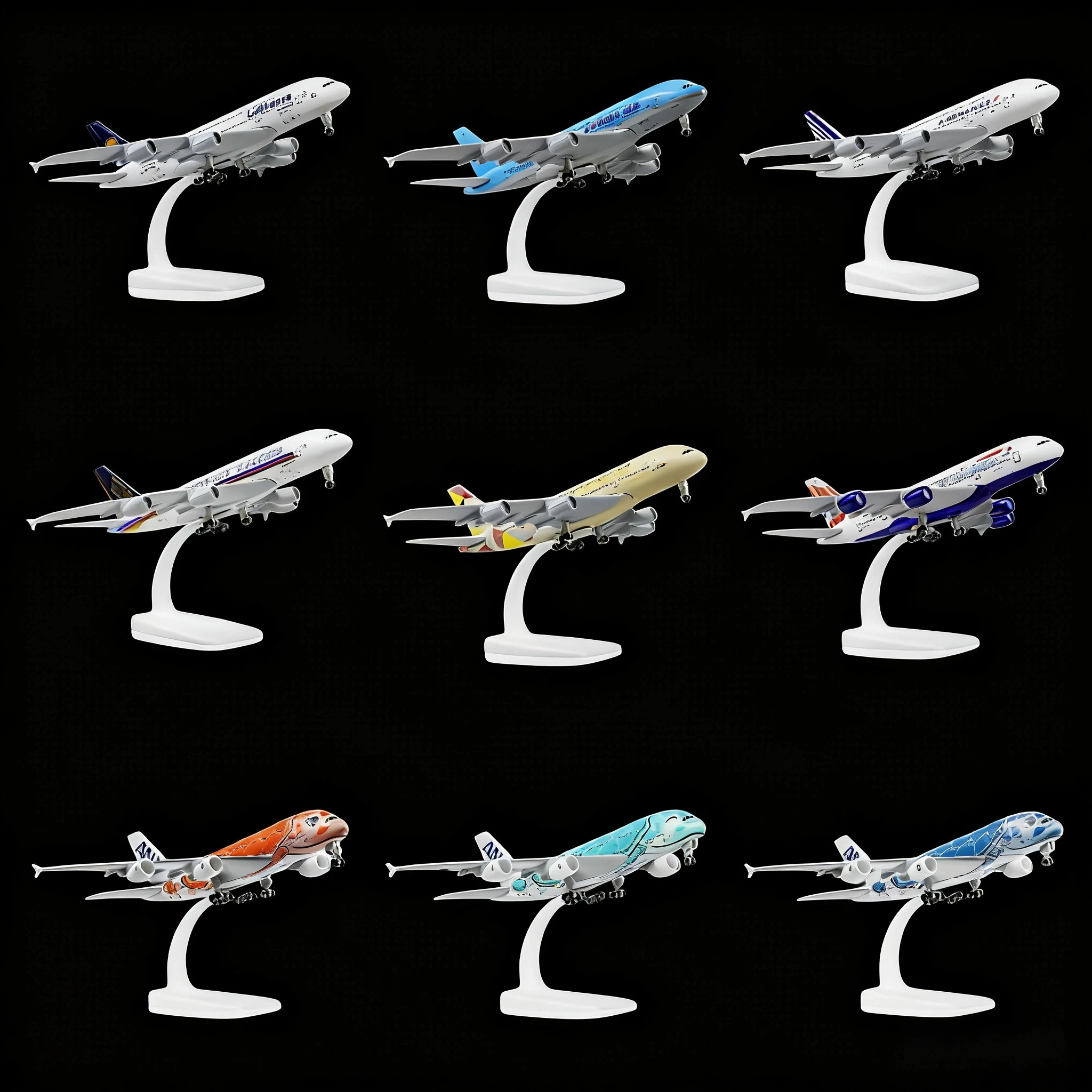 

20 см A380 серия моделей самолетов, литая под давлением металлическая модель самолета для авиационного энтузиастов, подарок или украшения для дисплея