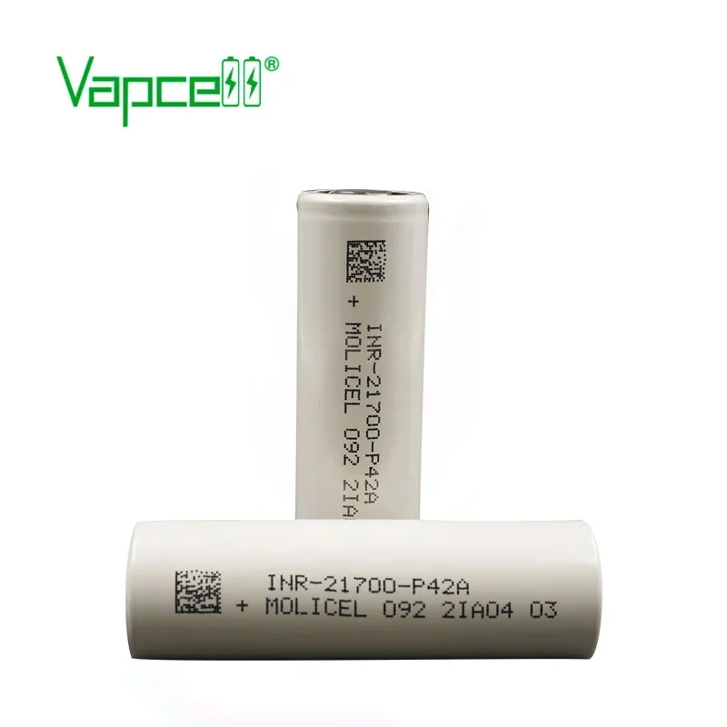 10pcs/lot Original Molicel P42A INR21700 4200mah Li ion Battery Rechargeable 21700 30A/45A 3.7V Cell for UAV Battery Pack