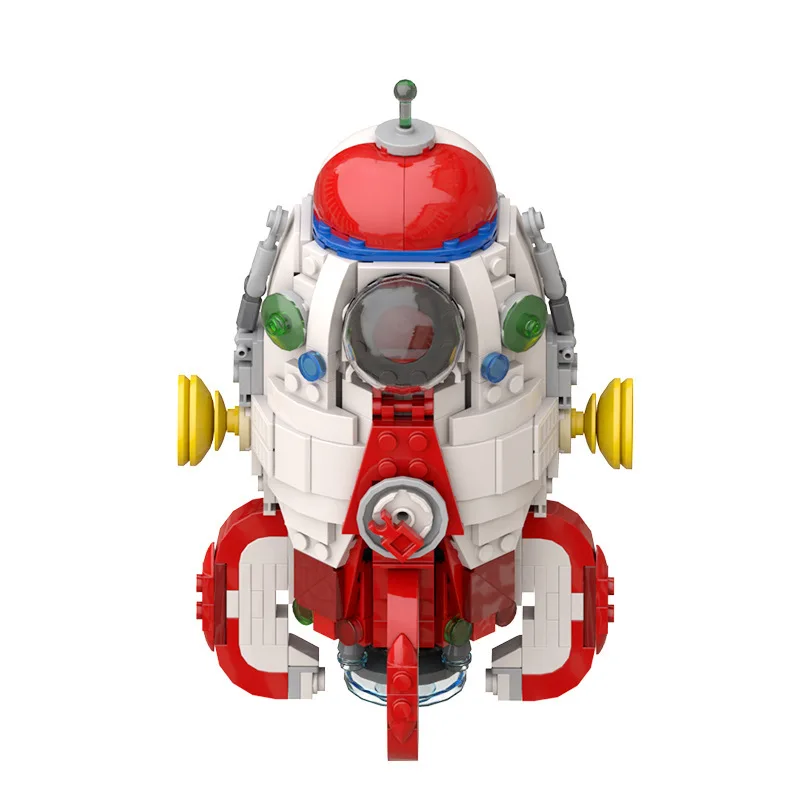 

BuildMoc Game Pikmined S.S Shepherd Submarine Building Block Аниме Капитан Olimar Space Rocket Chappiis Кирпичная игрушка для детей Подарок