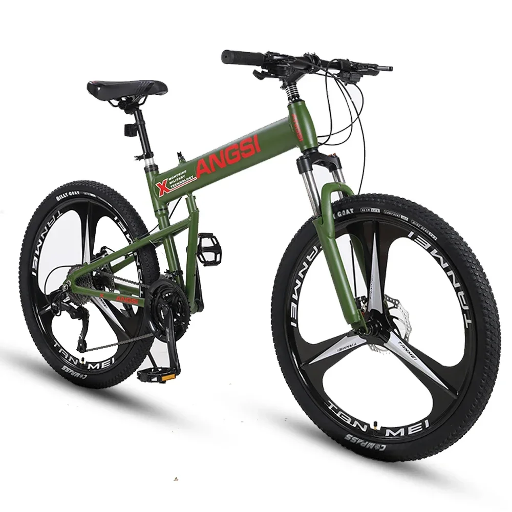 Hot sales bicicleta folding mountain bike aluminum foldable cycle 21 speed trinx bysicle bicycle for man