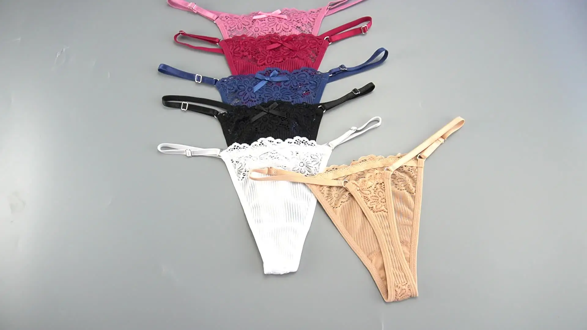 3Pcs/Pack Women Sexy Thong  Low Waist Sexy Underwear Hollow Out Lace Panties Lingerie Superior Comfortable G-String Fast Send
