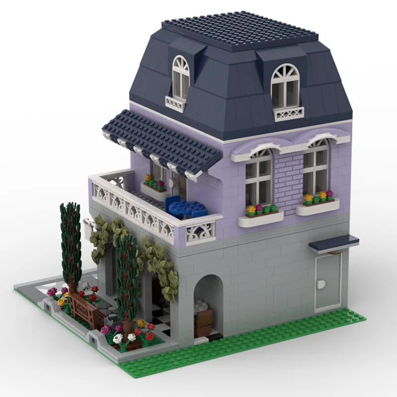Stadt Street View Modell Moc Gebäude Ziegel Wein Bar Modell Technologie Modulare Blöcke Geschenk Weihnachten Spielzeug DIY Montage Urlaub Set