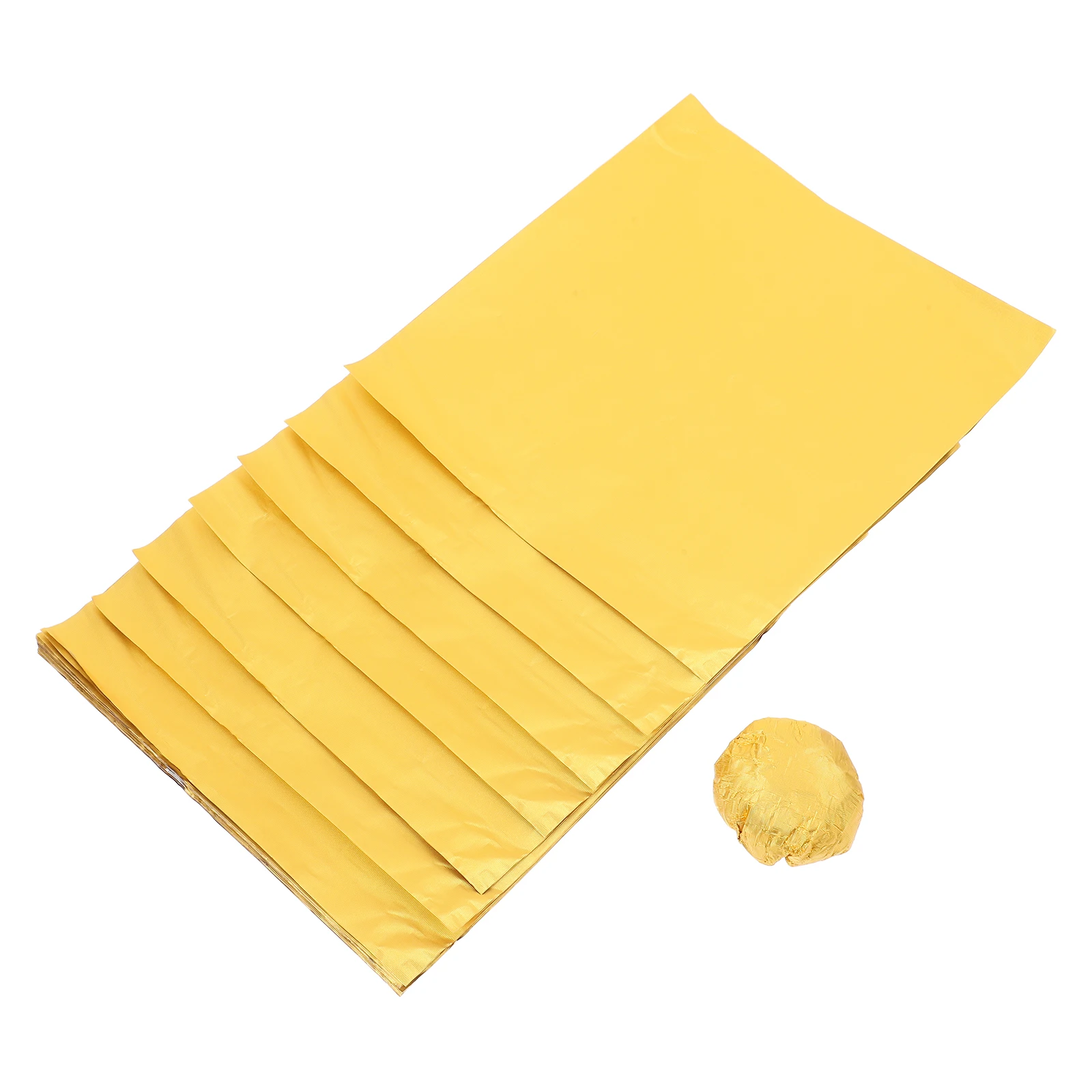 

100Pcs Chocolate Foil Wrappers Aluminum Candy Wrapping Paper Square Sheets for Homemade Candy Chocolate Caramel Packaging DIY