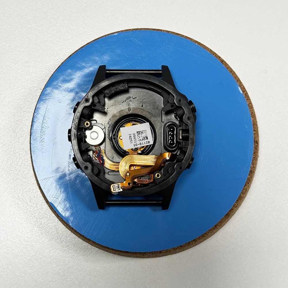 Средняя рамка с нижней частью корпуса для GARMIN Fenix 5, черная кнопка, передняя рамка, задняя крышка, чехол с кнопкой датчика сердечного ритма, ремонт