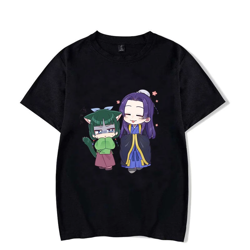 Hot Anime The Apothecary Diaries Print T-shirt Summer Maomao Print T Shirt Women Men Short Sleeve Loose Shirts - Image 2