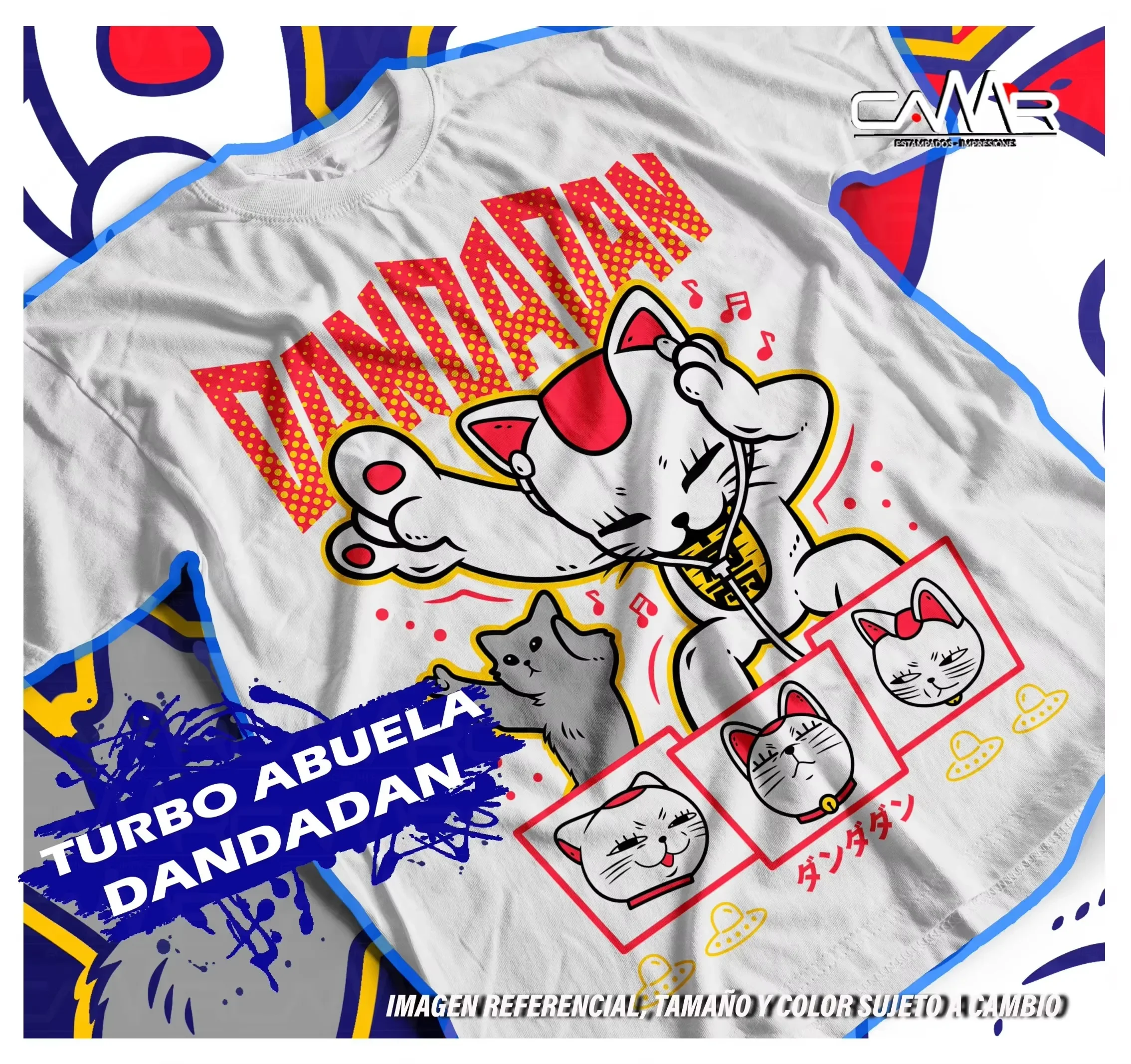 2025 nowa bawełniana koszulka męska damska Dandadan kot japoński Anime Manga prezent ekskluzywna koszula wszystkie rozmiary 031