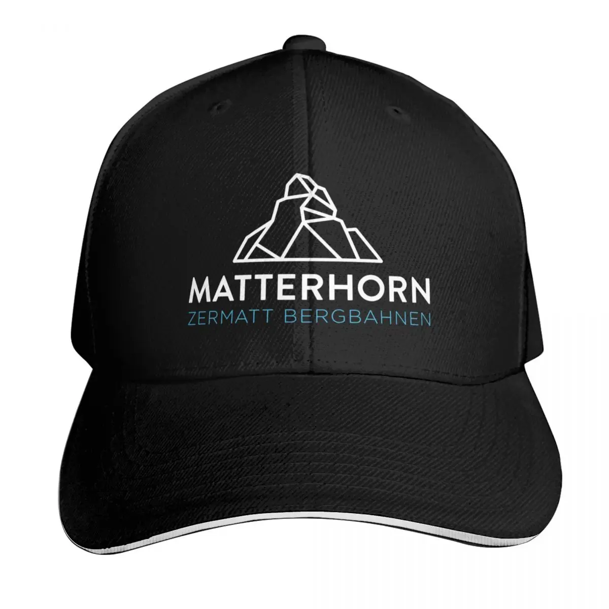 

Love Skiing Swiss Alps Zermatt Breuil-Cervinia Valtournenche Ski Resort Matterhorn Baseball Cap Visor Hats Woman Men's