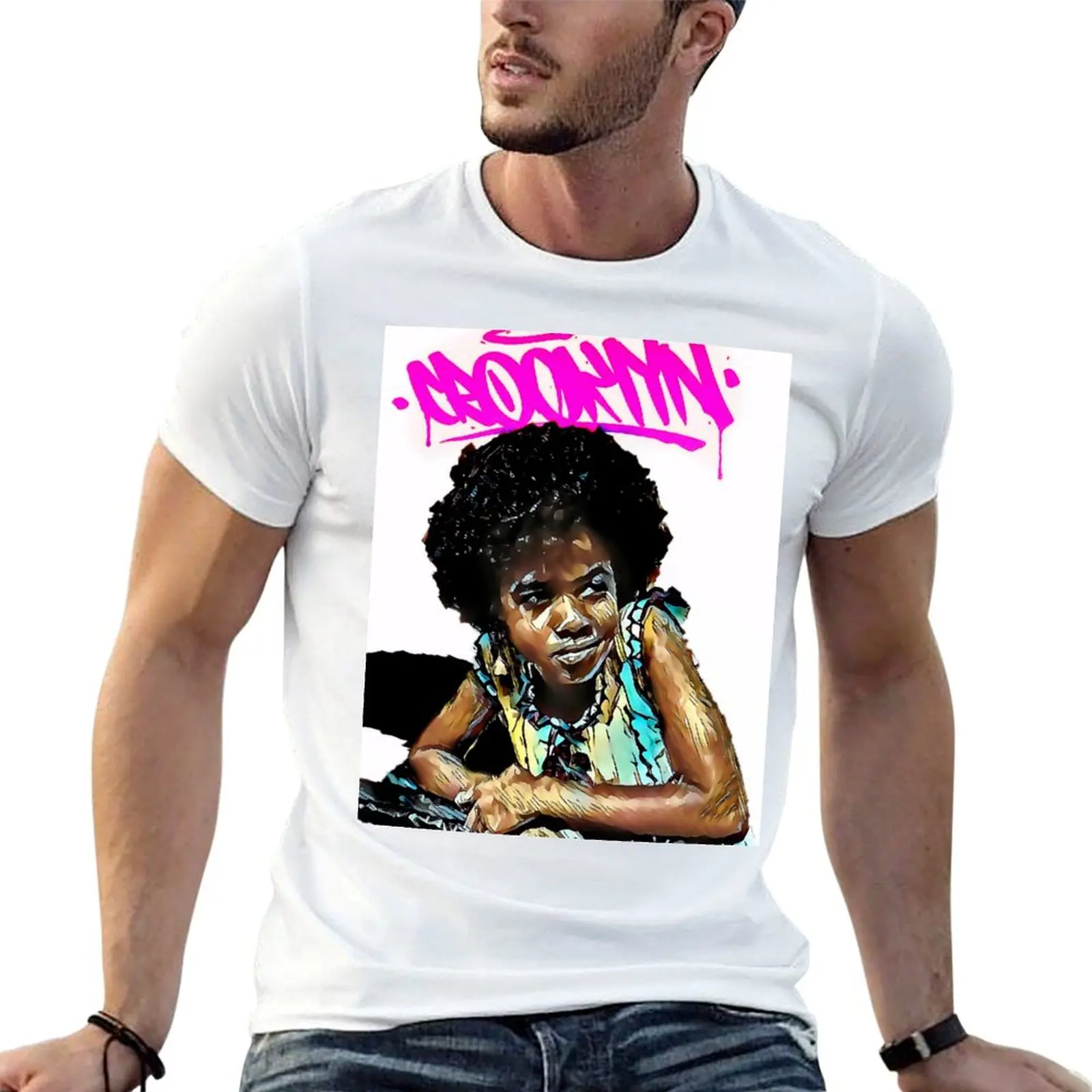 Camiseta camiseta hombre camisa hombre Crooklyn liso lujo